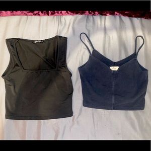 2 Pack of cropped tanks